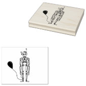 気球台ロボット ラバースタンプ (押印)