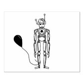 気球台ロボット ラバースタンプ (インプリント)