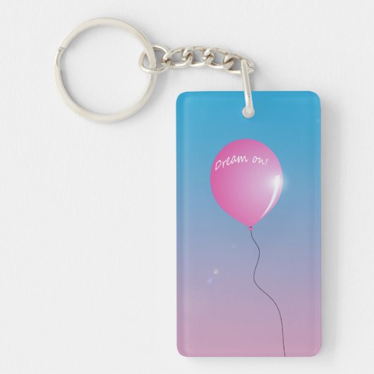 気球感動的なKeychain "の"夢 キーホルダー (正面)