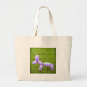 気球犬のジャンボトートバック ラージトートバッグ (正面)