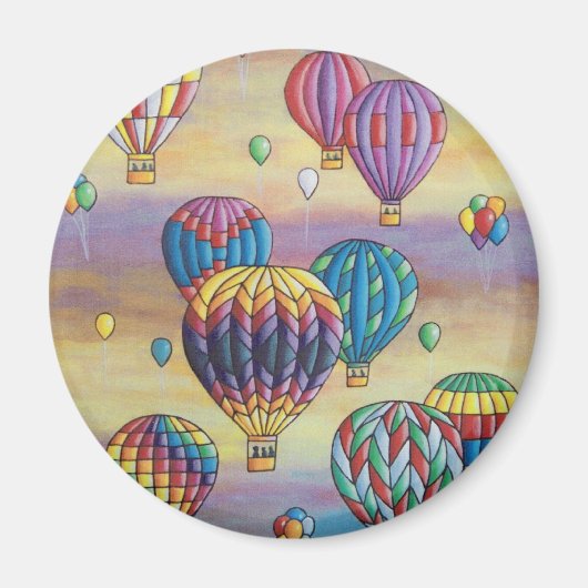 気球飛行 マグネット (正面)