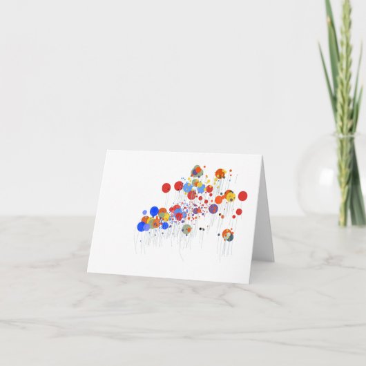 気球 カード (正面)