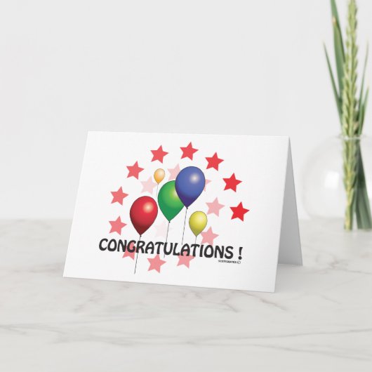 気球 カード (正面)