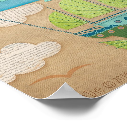 気球 ポスター (角)