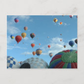 気球 ポストカード (正面)