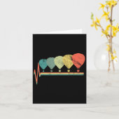 気球 ヴィンテージ フライト パイロット 航空士 カード (黄色い花)