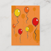 気球、 名刺 (裏面)