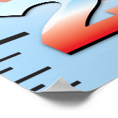 気球 成長チャート ポスター (角)