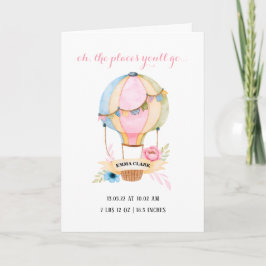 気球 新生児 かわいい ファンシー カード