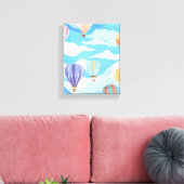 気球 水彩画 アート キャンバスプリント (インサイチュ (リビング))