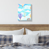 気球 水彩画 アート キャンバスプリント (インサイチュ (寝室))
