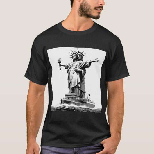気筒の Tシャツ (正面)