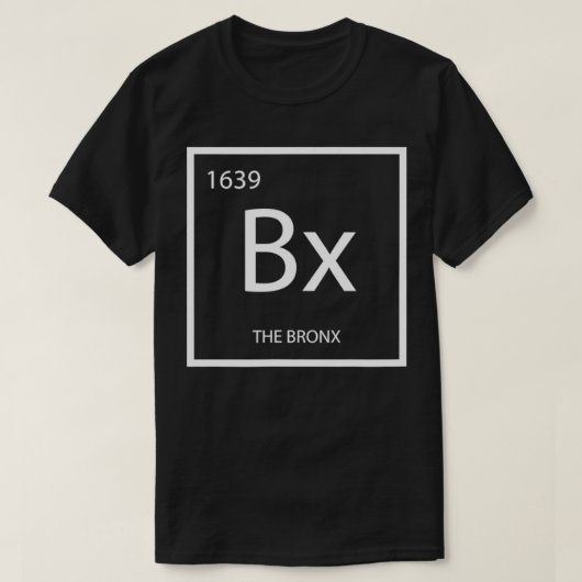 気管支要素周期表女性 Tシャツ (デザイン正面)