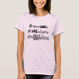 気紛れなおもしろいなすごいカッコいいShagaliciousのからかい Tシャツ