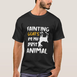気絶するヤギは私の霊獣 Tシャツ