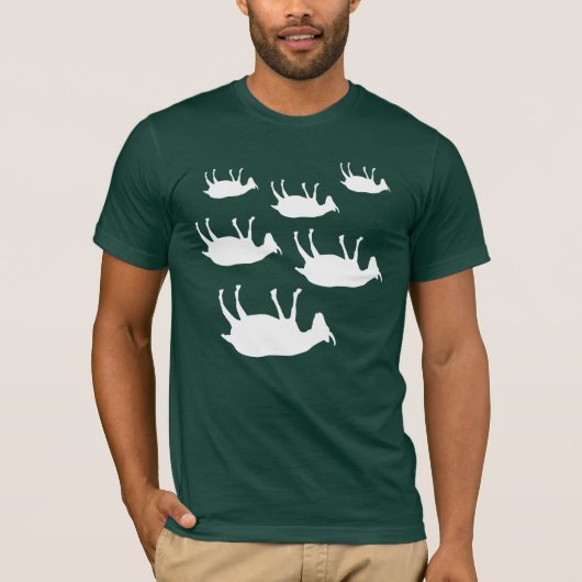 気絶のヤギ Tシャツ (正面)