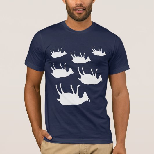 気絶のヤギ Tシャツ (正面)