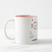 気腫及び慢性気管支炎のマグ ツートーンマグカップ (左)