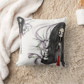 気色悪いかわいくおよびアート クッション (ブランケット)