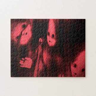 気色悪いカーニバルのFunhouseのトロッコの芸術のパズル ジグソーパズル