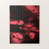 気色悪いカーニバルのFunhouseのトロッコの芸術のパズル ジグソーパズル (縦)