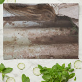 気色悪いゴシック様式磁器の人形のビクトリア時代の人のゴシック キッチンタオル (折り畳み)