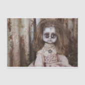 気色悪いゴシック様式磁器の人形のビクトリア時代の人のゴシック 薄葉紙 (正面)