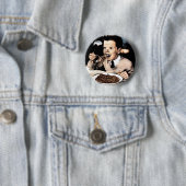 気色悪いスパゲッティ子供 缶バッジ (インサイチュ)