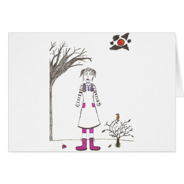 気色悪いピエロの女の子 (正面横)