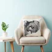 気色悪いヴィンテージの眼球の解剖学の図表 クッション (椅子)