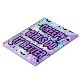 気色悪い女の子 ノートブック (左側)