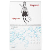 気色悪い年 カレンダー (2月 2026)