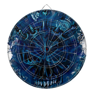 気色悪い恐怖スカル ダーツボード