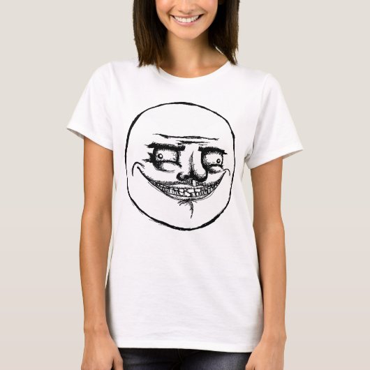 気色悪い私Gusta -女性スパゲッティTシャツ Tシャツ (正面)
