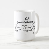 気色悪い空の"訓練の保護者"のマグ コーヒーマグカップ (正面右)