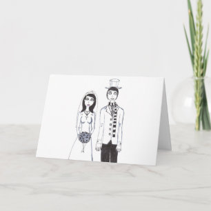 気色悪い結婚式、サンキューカード サンキューカード