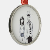 気色悪い結婚式 メタルオーナメント (右)