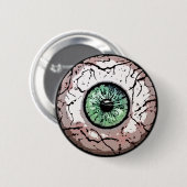 気色悪い緑の瞳-ボタン 缶バッジ (正面&裏面)