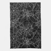気色悪い蜘蛛の巣 キッチンタオル (縦)