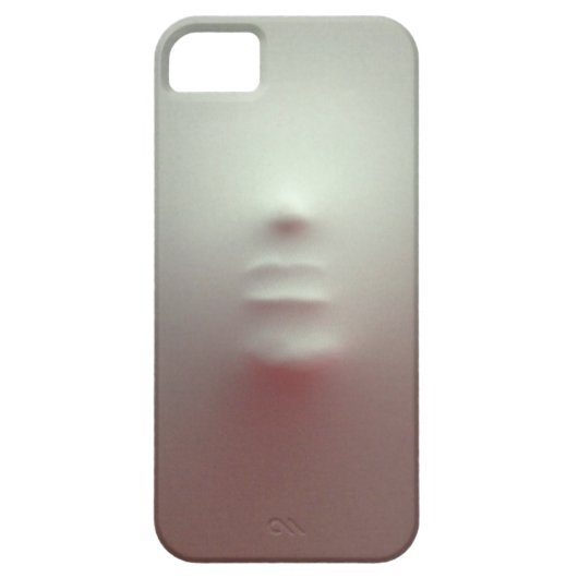 気色悪い顔のiPhone 5/5Sの場合 Case-Mate iPhoneケース (裏面)