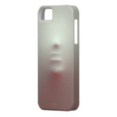 気色悪い顔のiPhone 5/5Sの場合 Case-Mate iPhoneケース (裏面左)