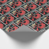 気色悪いKrampus ラッピングペーパー (角)