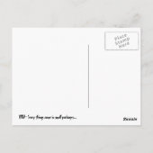 気色悪くビクトリアンで邪悪な子供のポートレートのヴィンテージ ポストカード (裏面)