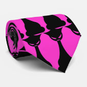 気色悪く邪悪な黒猫のタイ ネクタイ (ロール)