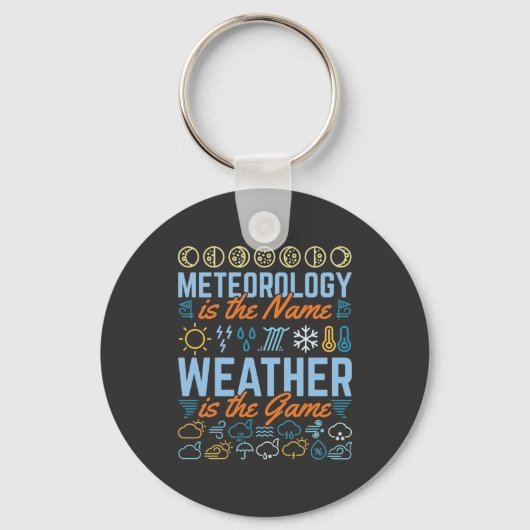 気象はゲームの名前である キーホルダー (正面)