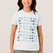 気象シンプル記号 トライブレンドＴシャツ (正面)