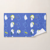 気象シンプル記号 バスタオルセット (ハンドタオル)