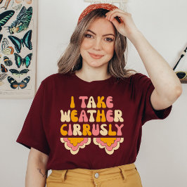 気象予報おもしろい、気象学 Tシャツ