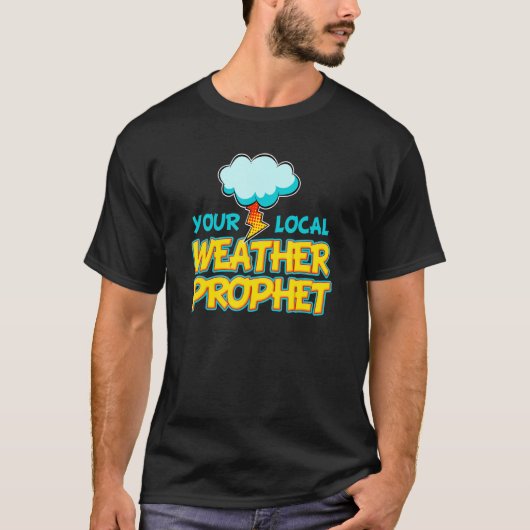 気象予報士の地域気象予報士 Tシャツ (正面)