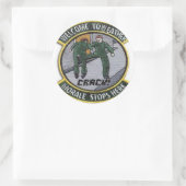 気象予報士パッチ ラウンドシール (バッグ)